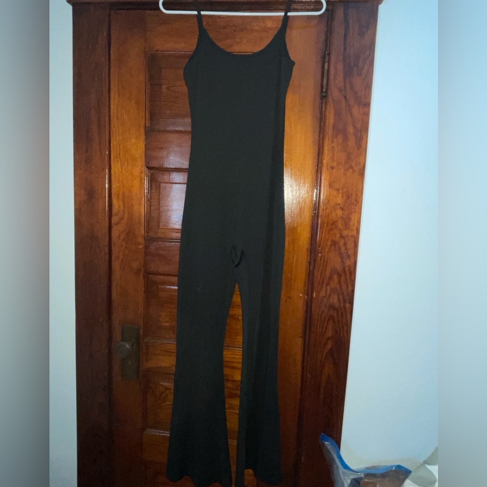 SHEIN black spaghetti strap romper